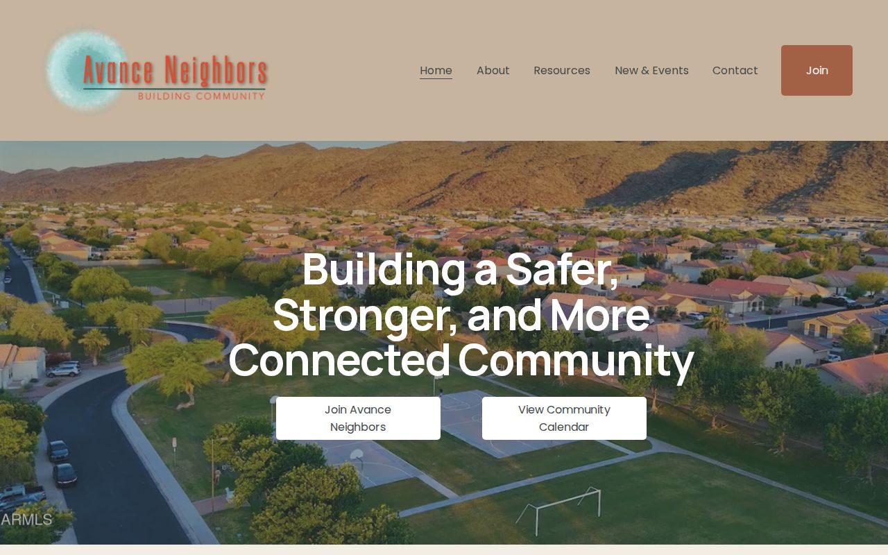 Barberton neighbors Avance Neighborhood Alliance public contact page