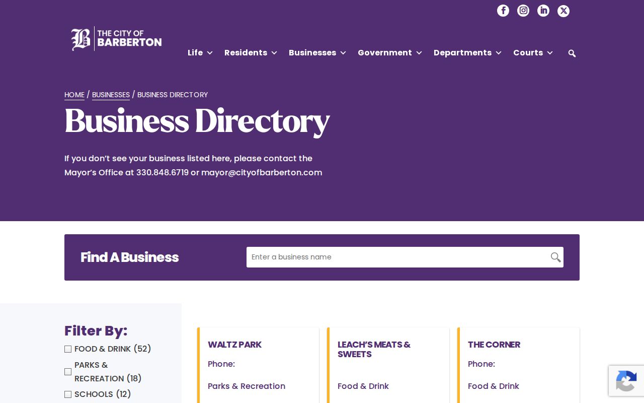 Barberton neighbors city business directory public listing